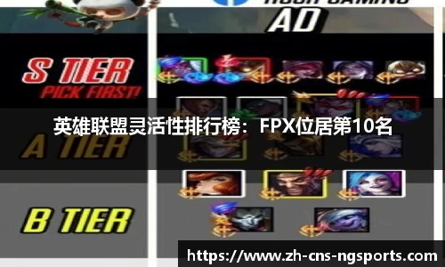 英雄联盟灵活性排行榜:FPX位居第10名